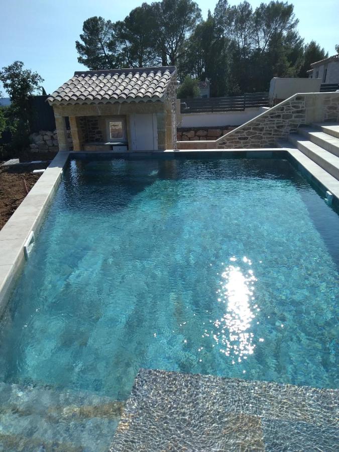 Studio Faillant Lorgues Spa Privatif Avec Superbe Piscine ภายนอก รูปภาพ